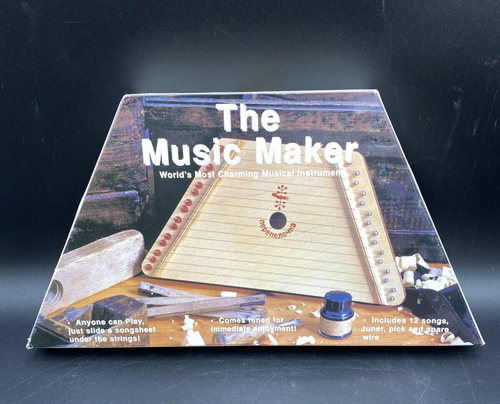 NEPENENOYKA LAP HARP THE MUSIC MAKER IN BOX w/ SONG SHEETS MADE IN BELARUS EUC - Picture 2 of 11