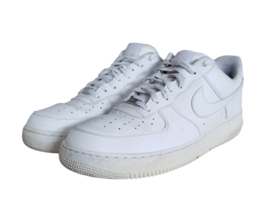 Nike Air Force 1 Low Triple White Leather Sneaker Shoes  display picture 2