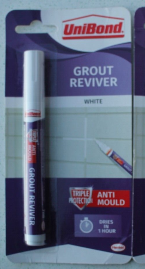 2 x UNIBOND GROUT REVIVER PEN 7ml WHITE ANTI MOULD eBay