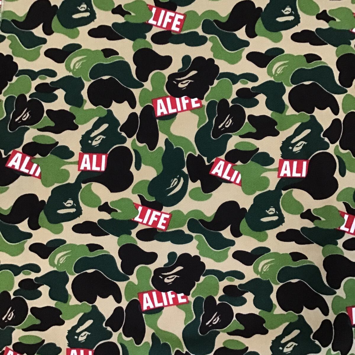BAPE × ALIFE ABC camo Pullover shark hoodie A Bathing Ape Size M