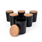 Glass Candle Jars Bamboo Lids for Candle Making Soy Wax