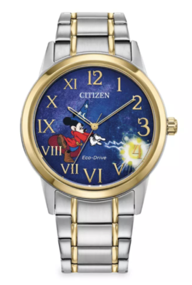 Disney Parks Sorcerer Mickey Mouse Eco-Drive Watch by Citizen New