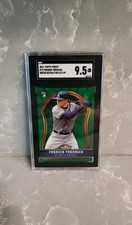 2011 Topps Finest - Green Refractor #72 Freddie Freeman /199 (RC) SGC 9.5 POP 1