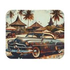 Mouse Pad (Rectangle) Retro Car in Watercolor Flatlay View Design 1, Everyday