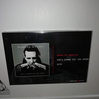 Marilyn Manson - God's Gonna Cut You Down (Single) (wooden box)