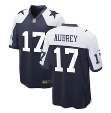 Brandon Aubrey Cowboys stitched Jersey Thanksgiving - All Stitched