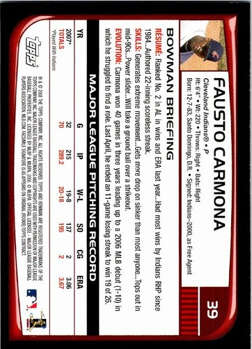 2008 Bowman Baseball - Pick Choose Your Cards - Picture 27 of 191