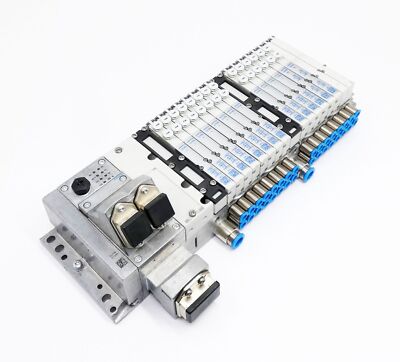 Festo MPA-FB-VI: CPX-M-FB34-M3 + CPX-M-GE-EV-S-PP-5POL + 12x 533343 -unused-