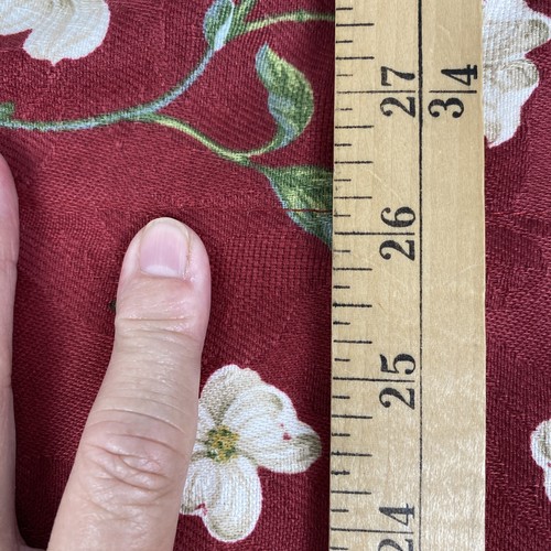 Waverly Williamsburg Magnolia Vine Crimson Standard Pillow Sham Floral Red - Picture 5 of 9