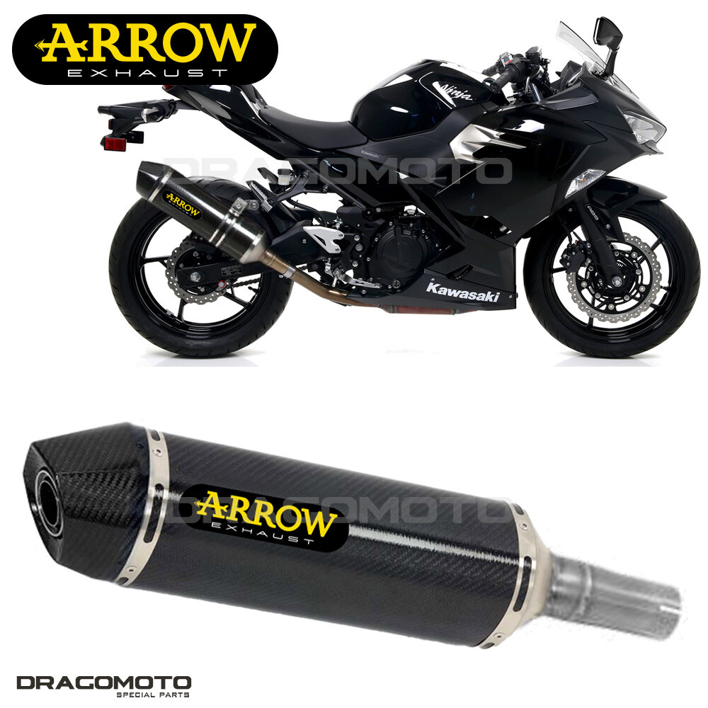 NOA。 KAWASAKI NINJA 400 2018-2021 Exhaust ARROW RACE-TECH Carbon