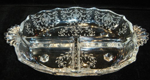 Vintage Fostoria "Navarre" Etched Clear Crystal Dinnerware & Serving Ware - Picture 7 of 81