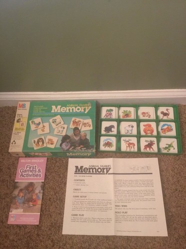 Vintage 1986 Milton Bradley Animal Families Memory-Spiel vollständig - Bild 6 von 6