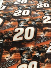 Fleece Fabric NASCAR Retired 20 Tony Stewart 3 1/2 Yards