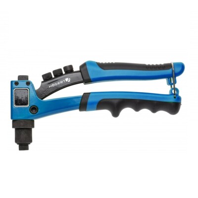 Hand Riveter Adjustable 215mm with 4 Nozzle - HT2C152 of Hogert