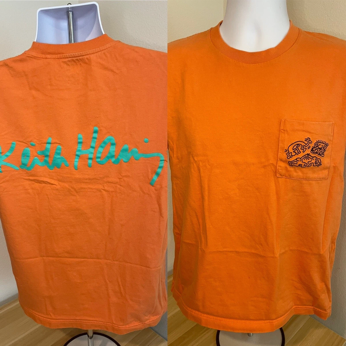 keith haring pocket tee