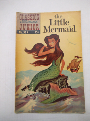 CLASSICS ILLUSTRATED JUNIOR #525 THE LITTLE MERMAID JANUARY 1967