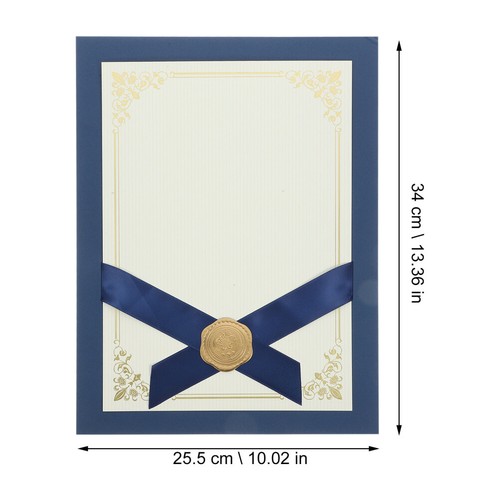 Certificate Envelope Staff Graduation Holder Handmade Diploma Holders - Picture 3 of 12