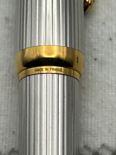 Louis Cartier Palladium Finished Fountain Pen, 18K M Nib-Exc. Condition - Picture 14 of 22