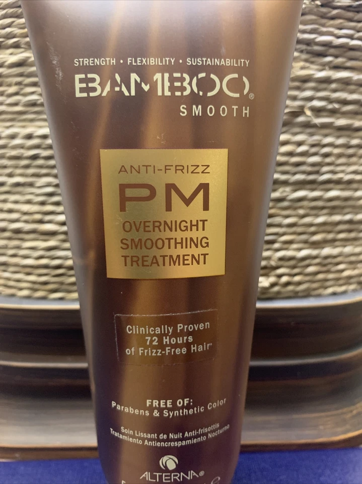 Alterna Bamboo Suave Anti-Frizz PM Tratamiento Suavizante Durante la Noche, 5 Onzas Líquidas Foto 2 de 4
