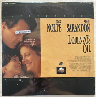 Lorenzos Oil (Laserdisc, 1993) NEW AND SEALED.