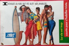 Publicité de presse 1985 Vêtements NEW MAN + Parfum ANTANEUS de CHANEL + KLORANE