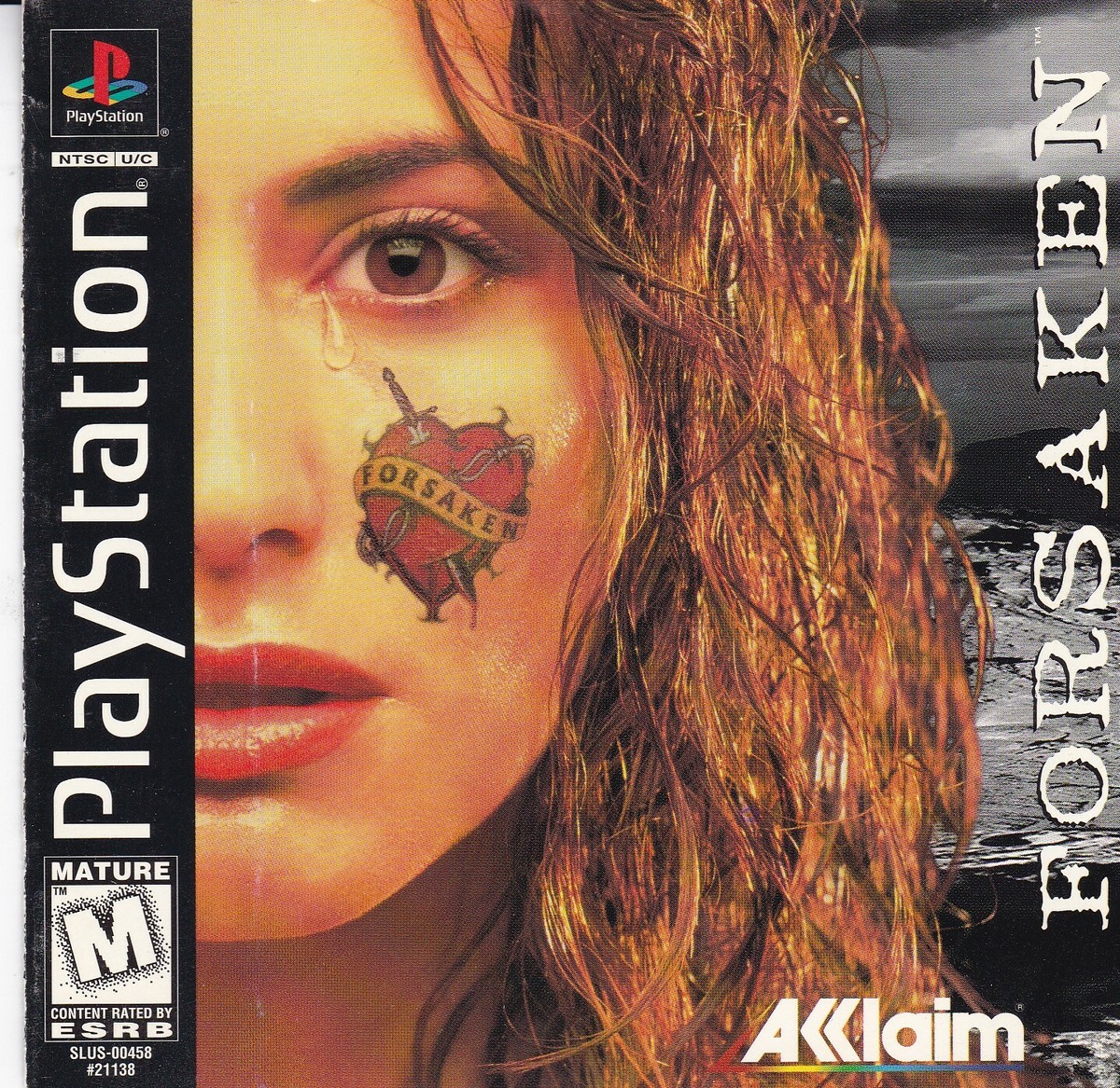 Forsaken (Sony PlayStation 1, 1998) *NO REAR COVER ART