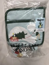 Pottery Barn Elf Oven Mitt and Potholder Set - RARE FIND!!!