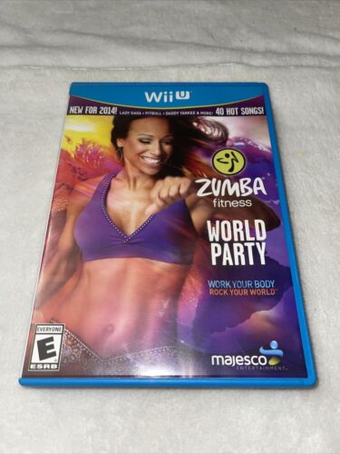 Zumba Fitness World Party 2014 Wii U Case And Manual Only - Picture 2 of 5