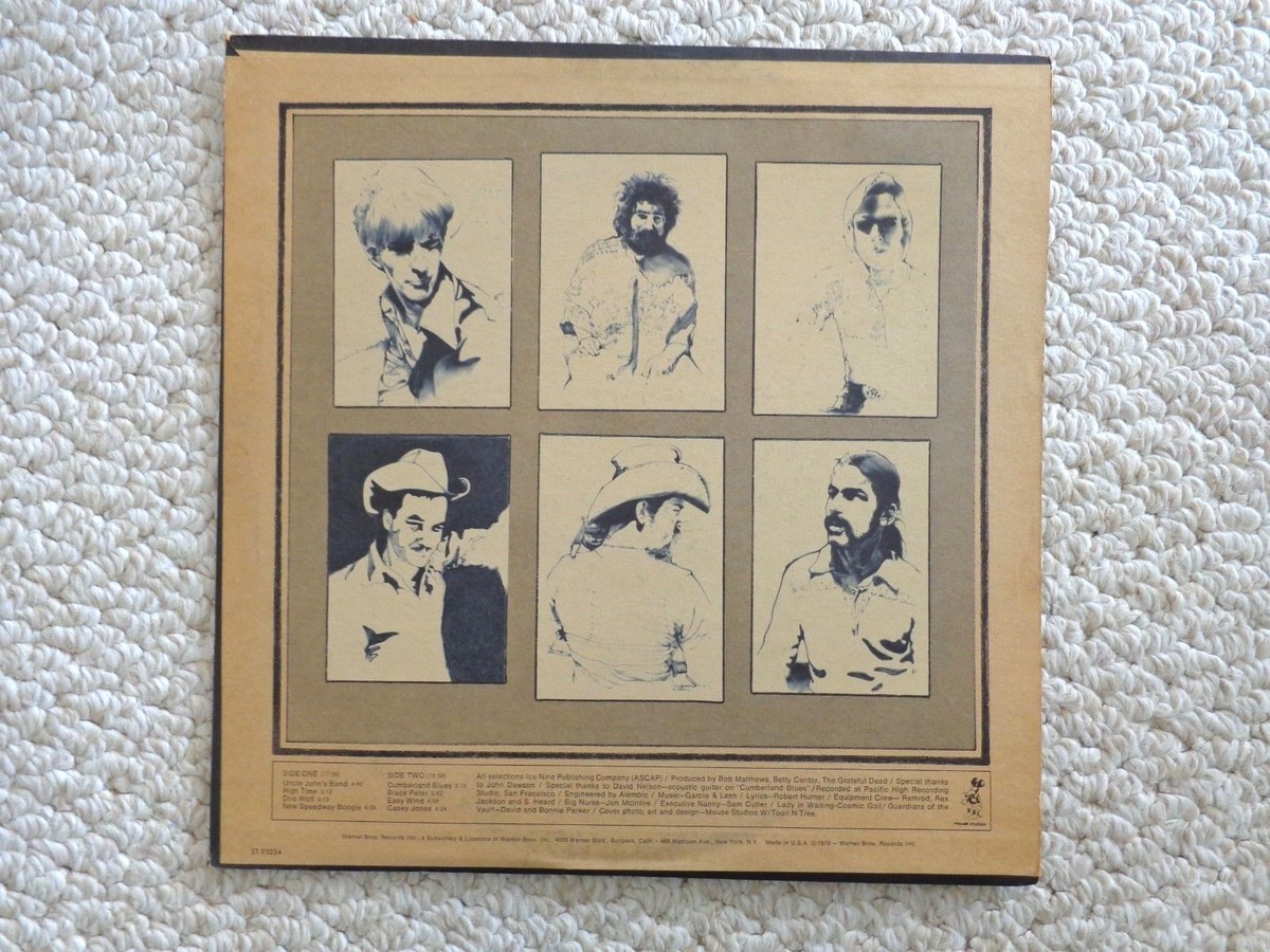 Workingman's Dead LP ALBUM . ST1-93234 Arrowhead Icon, Green Label