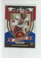 2021 Panini Prizm Draft Picks Prizms Red White and Blue #166 Rashod Bateman