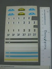 VINTAGE LOT STICKERS TO CUSTOMIZE MINIATURE VEHICLES 1/64 1/56 1/24 ETC