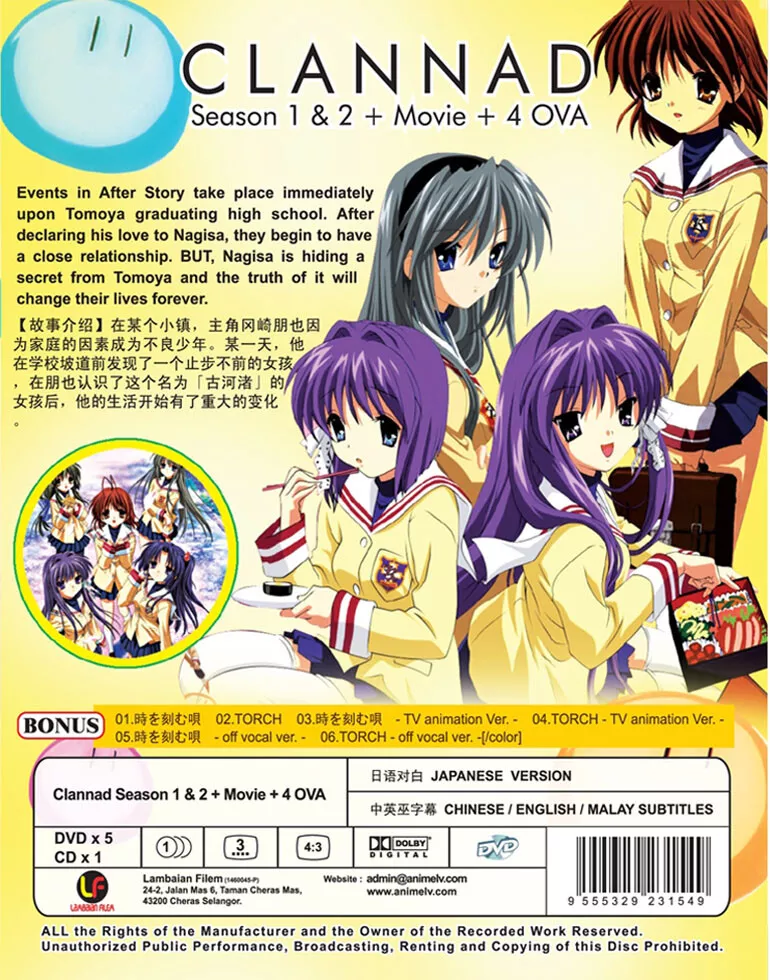 Filmes e séries parecidos com Clannad