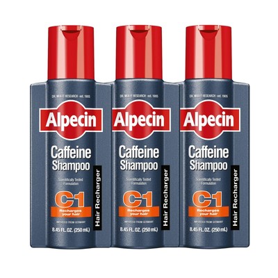 C1 Caffeine Shampoo 8.45 fl oz Pack of 3 Caffeine Shampoo Cleanses the Scalp ...
