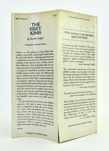 THE GREY KING Susan Cooper 1st/1st Atheneum 1975 HBDJ Signed VGC L4 - Imagen 9 de 9