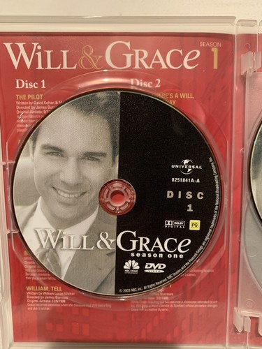 Will & Grace: Season 1 DVD (Region 4) VGC - Picture 3 of 6