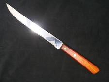 Vintage Forgecraft Serrated Carving Knife 8" Blade Made in USA