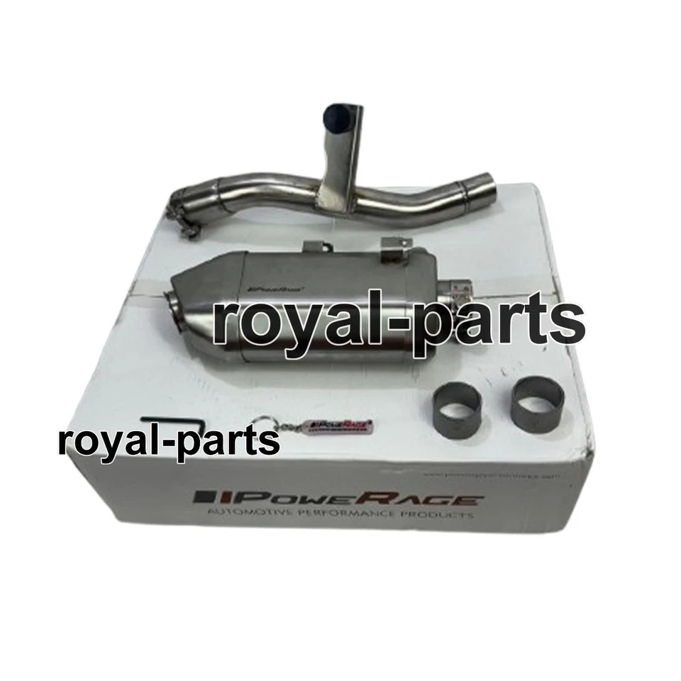 "POWERAGE SLIP-ON EXHAUST, SILVER" FIT FOR ROYAL ENFIELD NEW HIMALAYAN 450 - Image 4 of 4