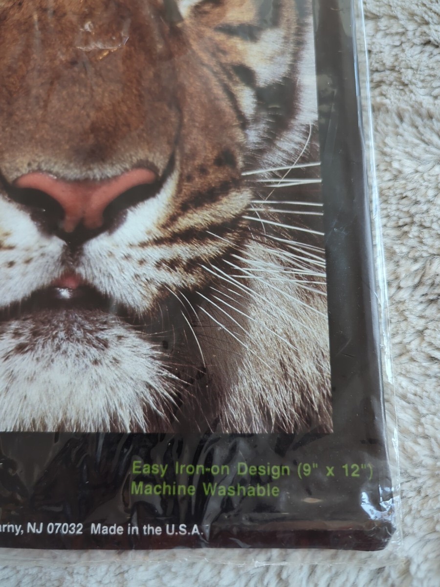 Vintage Original 1994 Close Ups Real Photo Image Transfer Tiger