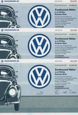 3x VW Volkswagen Maggiolino Golf 1991 Wolfsburg Kassel 300.000 DM Passat Beetle Lupo
