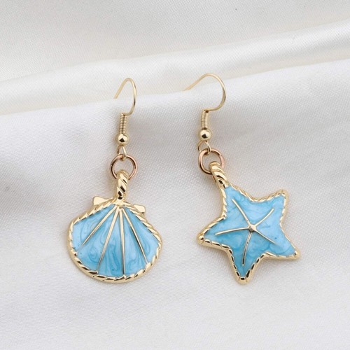 Shell Earrings Miss Fashion Accessories Beach Ornaments - Picture 9 of 12