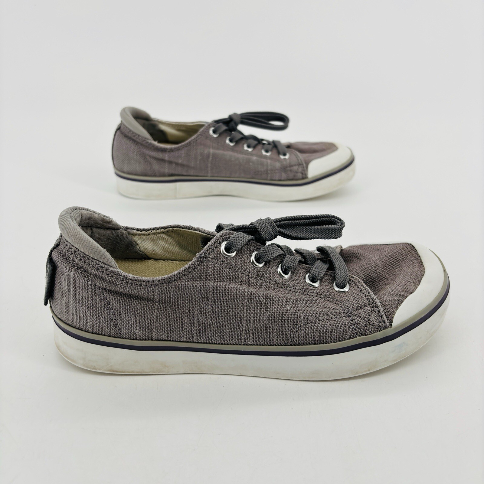 Sneakers stringate donna 7 Keen Elsa III grigio tela gomma vulcanizzata 1020474