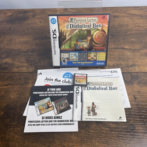 Professor Layton and the Diabolical Box (Nintendo DS, 2009) Complete