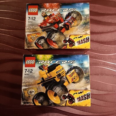 Lego Racer 9092 Damon und 9093 Bone Cruncher, komplett!!!