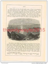 Genoa, from the Heights, Italy, Book Illustration (Print), c1870