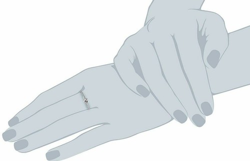 PANDORA | ONE LOVE CLEAR CZ RING ✪NEW✪ 190896CZ RETIRED 60 US 9 ZIRCONIA RARE US - Picture 7 of 9