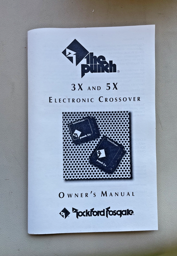 Old School Rockford Fosgate Punch 5X Electronic X-Over FG-5X, Factory Sealed,NOS - Picture 5 of 19