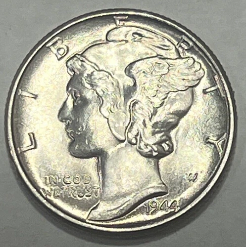 1944 MERCURY DIME BU - NICE EYE APPEAL (FREE SHIPPING)