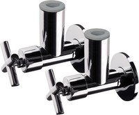 Design Eckventil Mit Schubrosette | Exklusiv Ii | 1/2 Zoll | Messing Verchromt