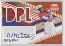 2020 Elite Extra Edition DPL Material Signatures Orange Daniel Rojas Auto gp1