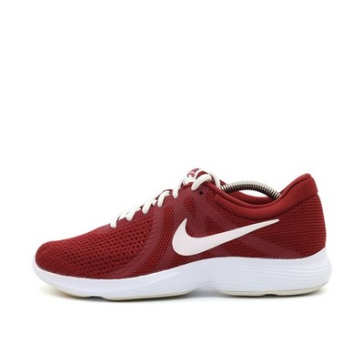 Nike Damen Revolution 4 Sneaker Rot Weiß Mesh Leichtgewicht Laufschuh EU 40.5